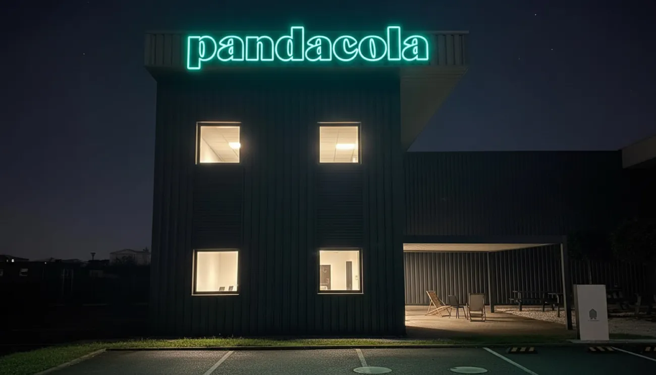 Enseigne lumineuse Pandacola